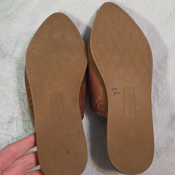 Yellowbox Brown Mules - Picture 6 of 7